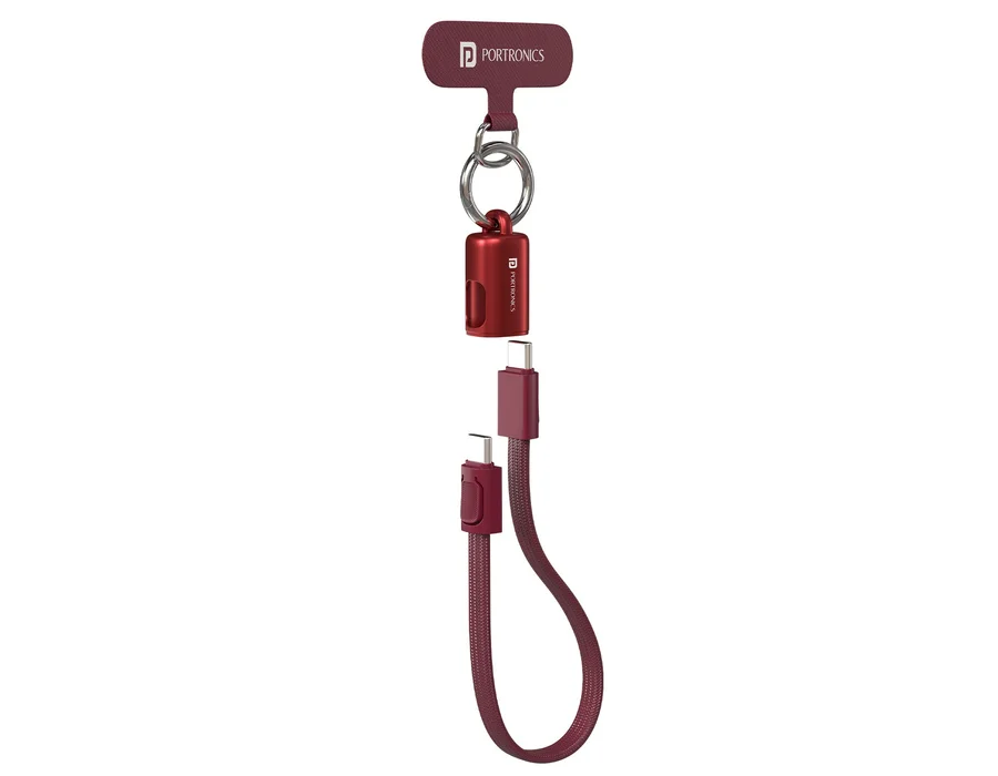 Portronics KeyLink C — Red