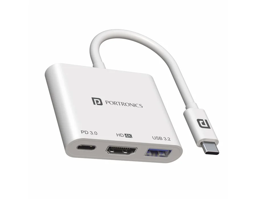Portronics C-Konnect — White