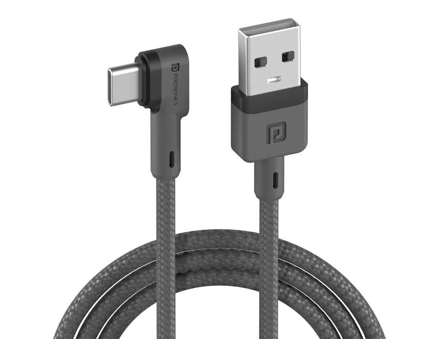 Portronics Konnect L Type C — Grey