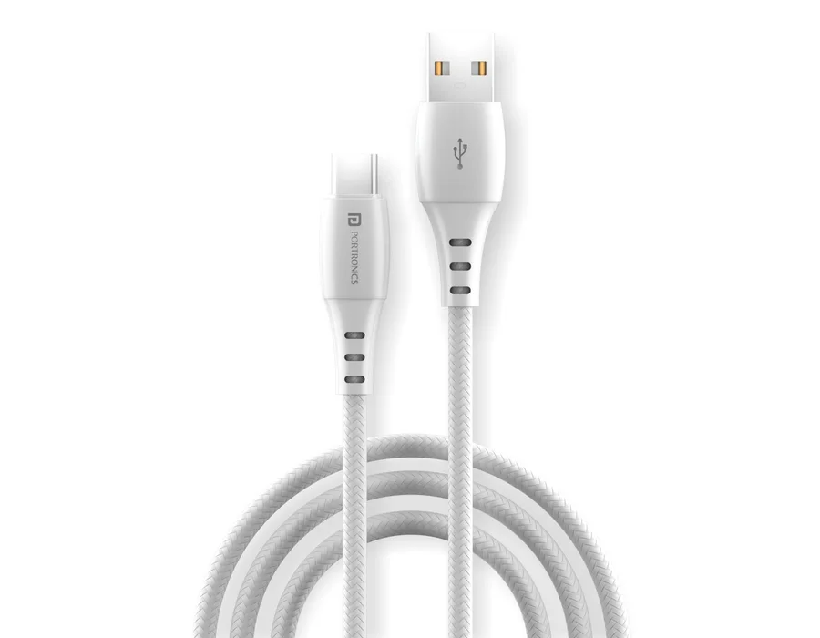 Portronics Konnect A Type C — White