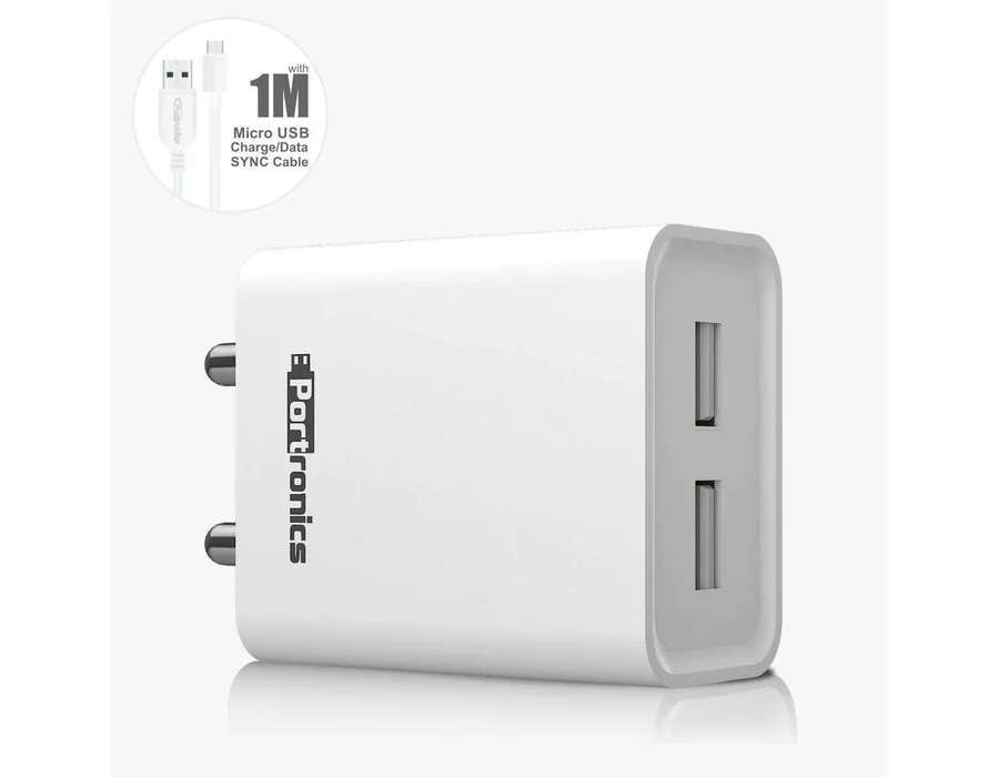 Portronics ADAPTO 66 — White