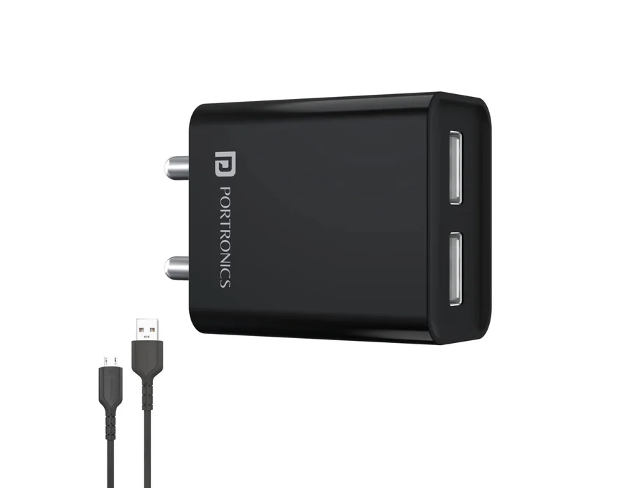 Portronics ADAPTO 66 — Black