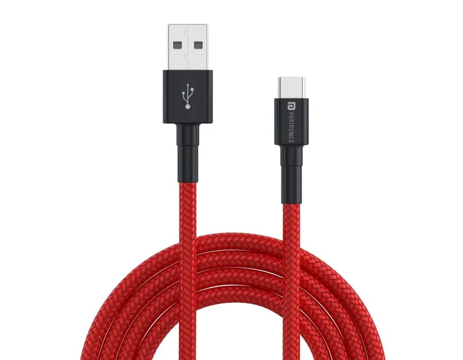 Portronics Konnect B Type C — Red