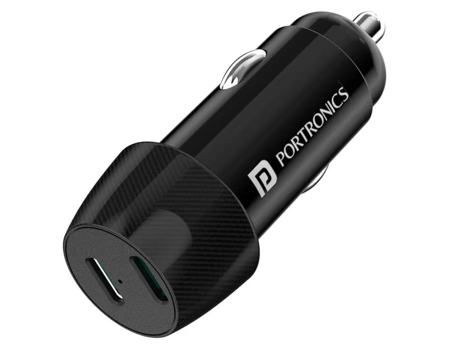 Portronics Car Power 14 — Black