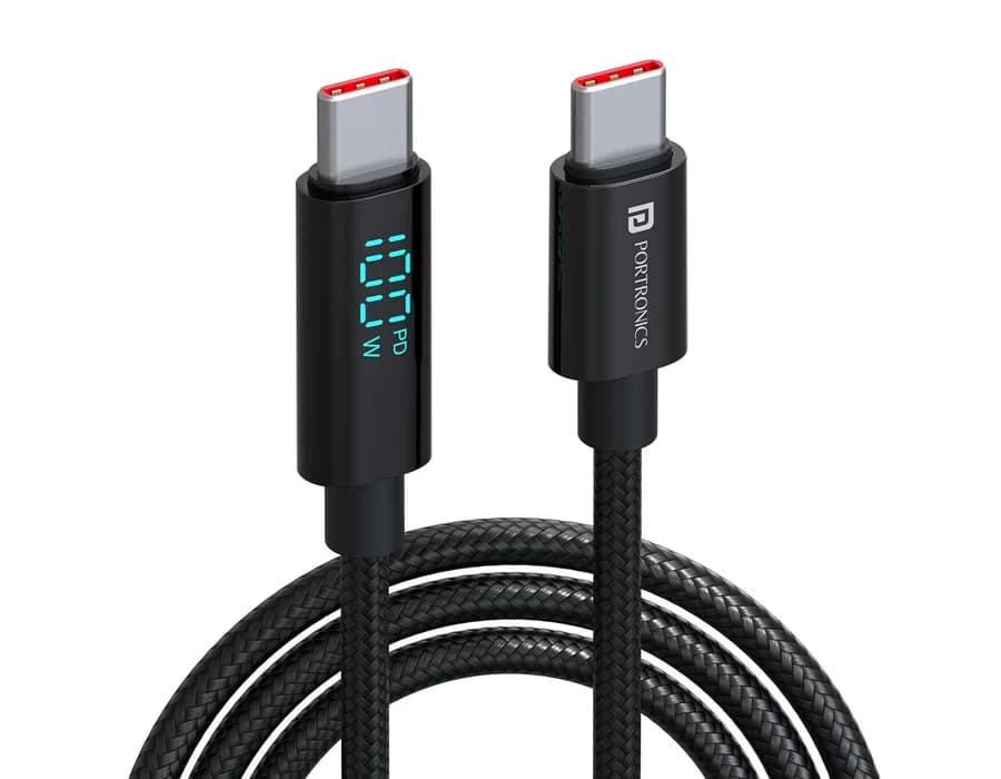 Portronics Konnect View 100W — Black