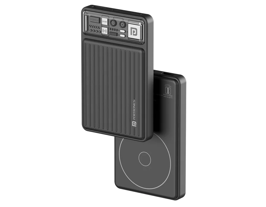 Portronics Luxcell Wireless Mini 10K — Black