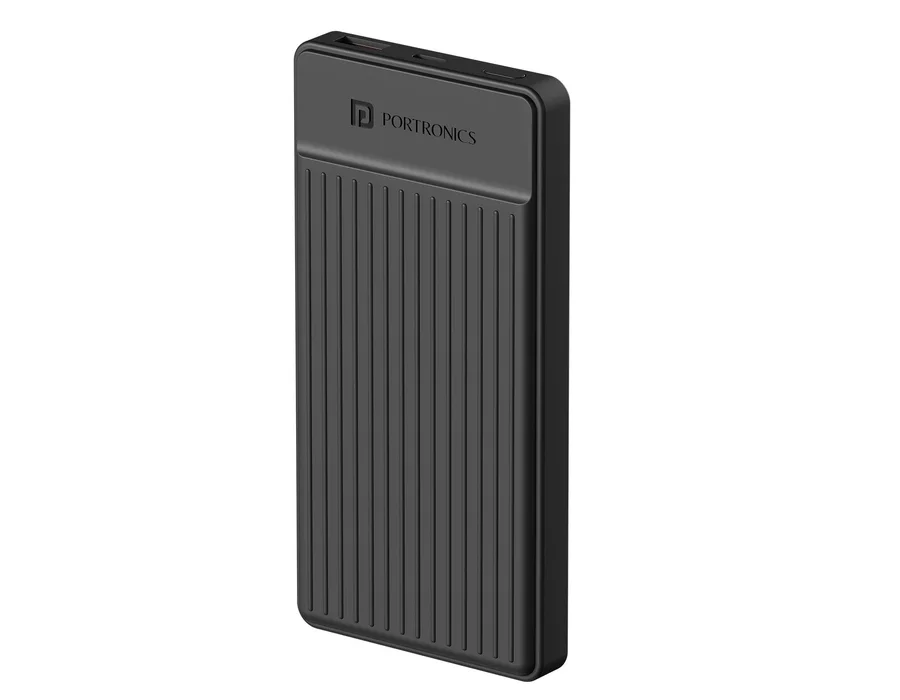Portronics Luxcell B12 with Type C input — Black