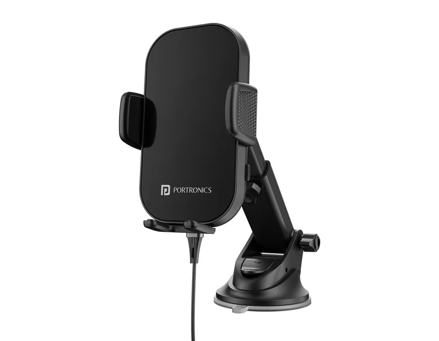 Portronics Charge Clamp 3 — Black