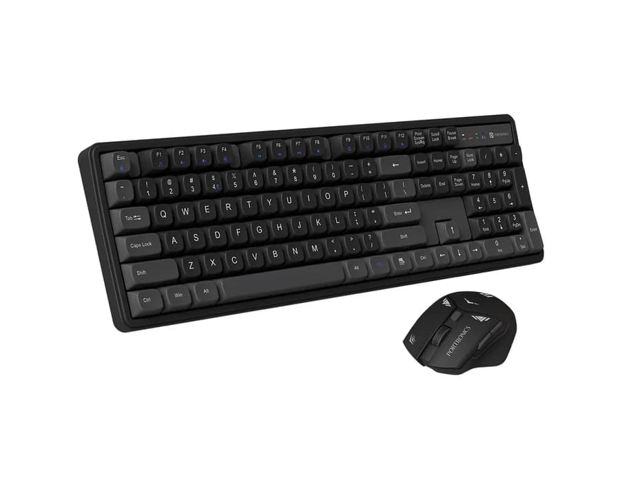 Portronics Key9 Combo — Black