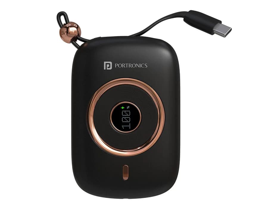Portronics Power Shutter Pro — Black