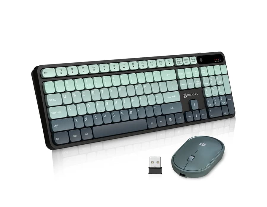 Portronics Key11 Combo — Blue