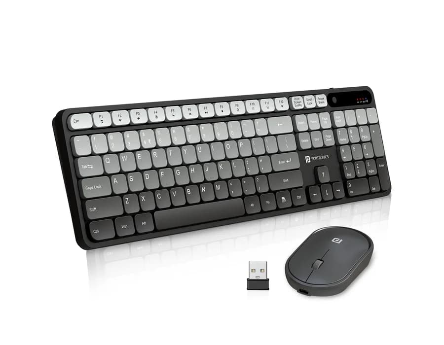 Portronics Key11 Combo — Grey