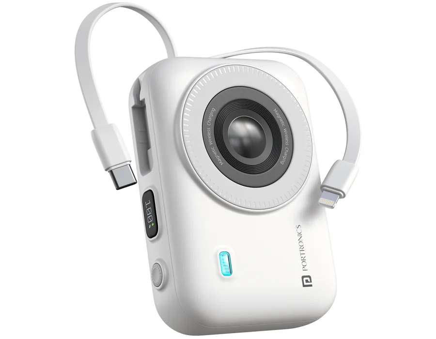 Portronics Power Shutter 20K — White