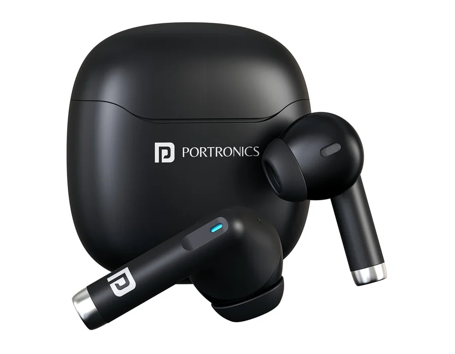 PORTRONICS HARMONICS TWINS S18 BLACK EARBUDS POR 2841