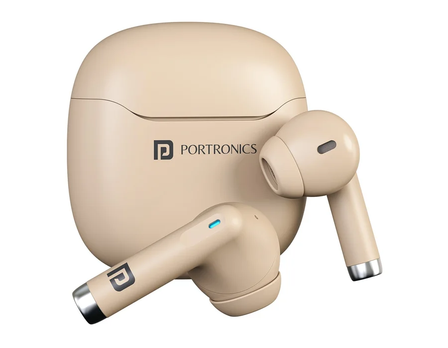 Portronics Twins S18 Pro — Beige