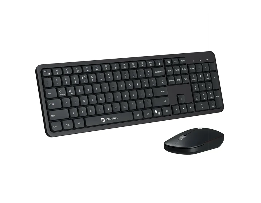 Portronics Key4 Combo — Black