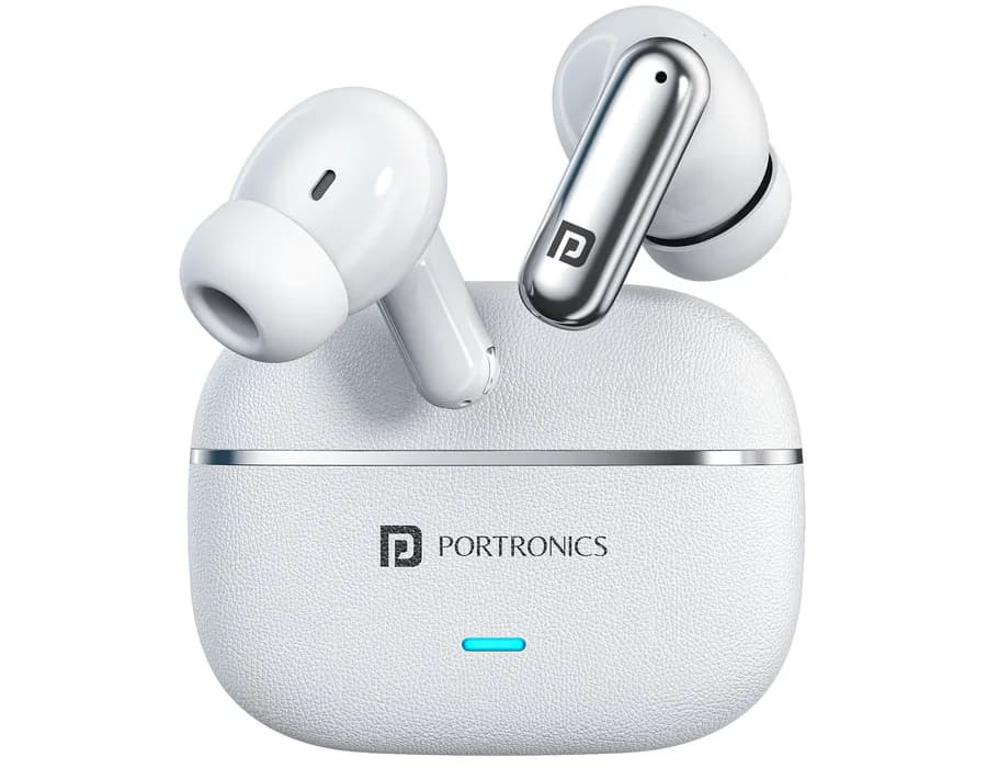 Portronics Twins One Plus — White