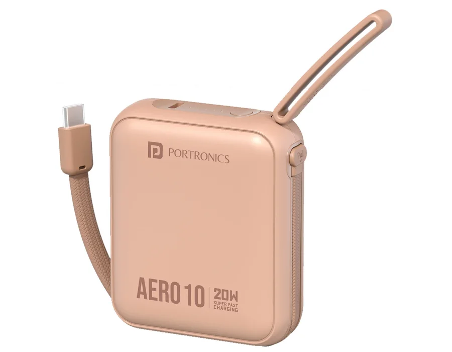 Portronics Aero 10 — Mocha