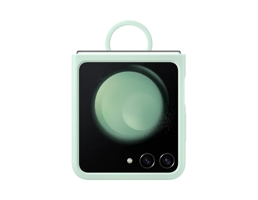 Samsung Galaxy Z Flip5 Silicone Case with Ring – Mint – EF-PF731TMEGIN