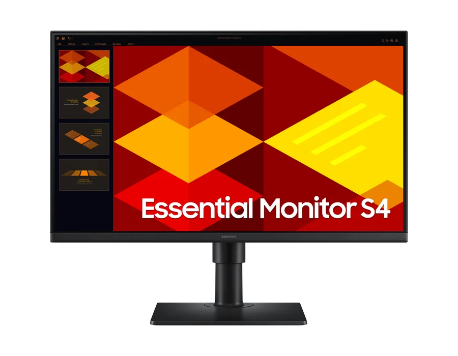 Samsung 60.5 cm (24) FHD Monitor with IPS Panel, 100Hz refresh rate and Height Adjustable stand – Black – LS24D402GAWXXL