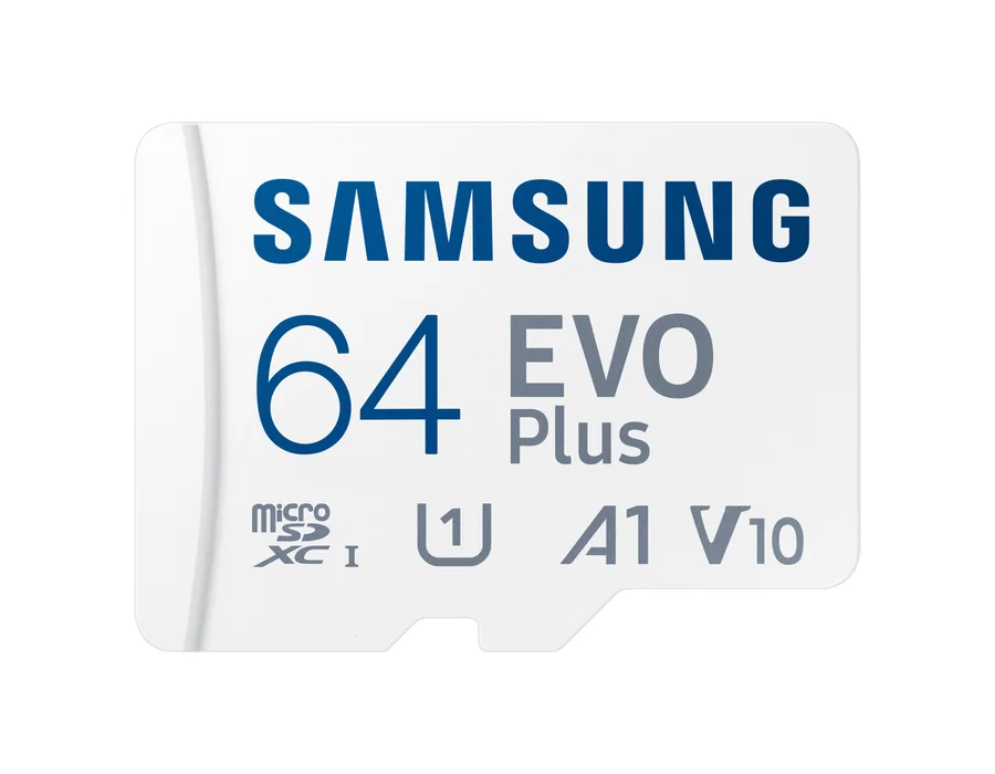 Samsung EVO Plus microSD Memory Card (64 GB) – MB-MC64KA/IN