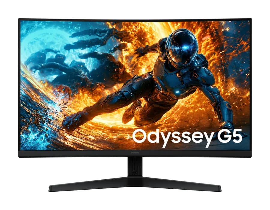 Samsung 80 cm (32) Odyssey G5 G55H QHD 180Hz Gaming Monitor – Black – LS32HG552EWXXL