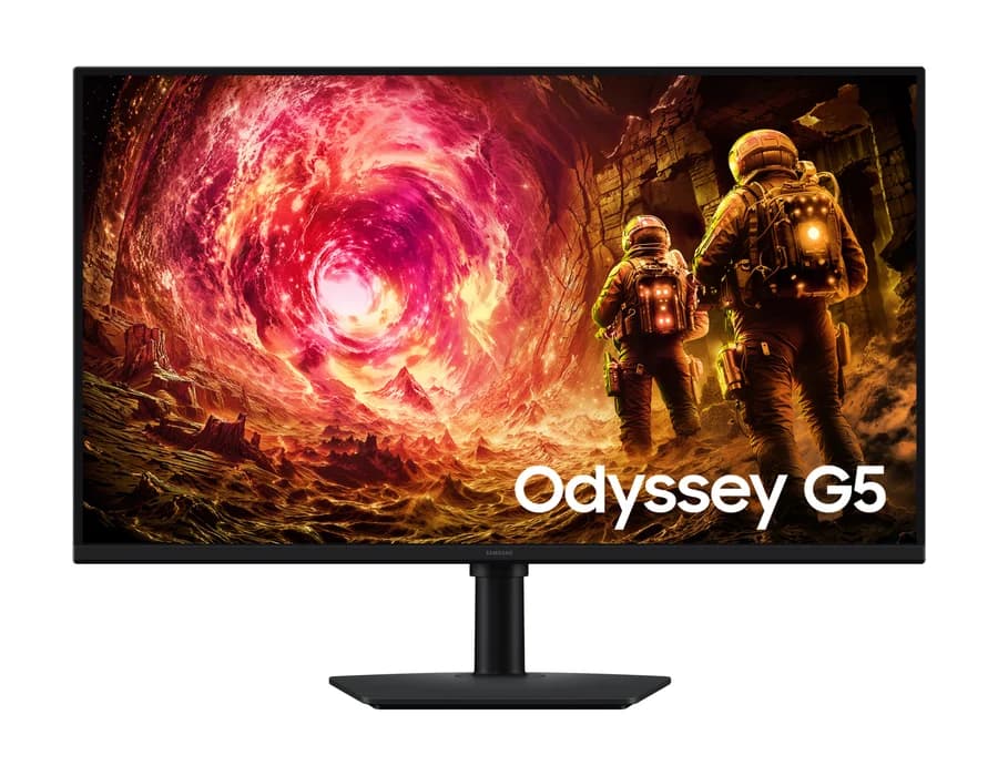 Samsung 80 cm (32) Odyssey G5 QHD Gaming Monitor with IPS panel and 180 Hz refresh rate – Black – LS32FG502EWXXL