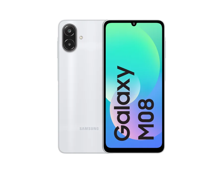 Samsung Galaxy M08 LTE (4 GB RAM, 64 GB) – Silver