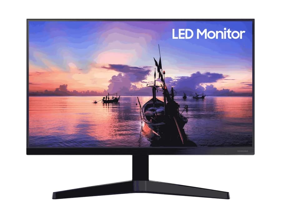 Samsung 60.9 cm (24) Flat Monitor with IPS panel and Borderless Design – LF24T350FHWXXL