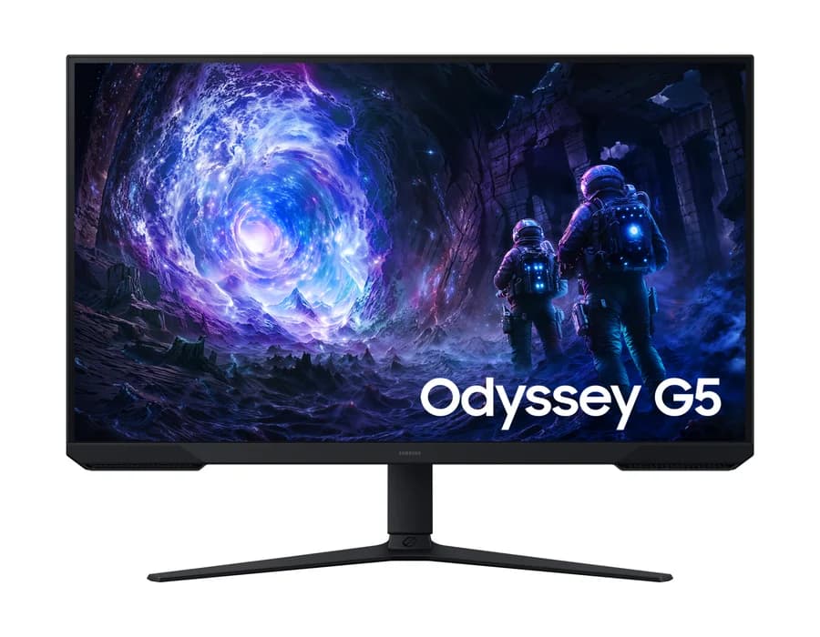 Samsung 80 cm (32) Odyssey G5 QHD Flat Gaming Monitor with 180Hz refresh rate and AMD FreeSync – Black – LS32FG510EWXXL