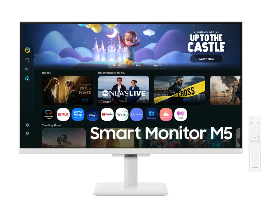 Samsung 68.6 cm (27) M5 FHD Smart Monitor with Smart TV experience – White – LS27FM501EWXXL
