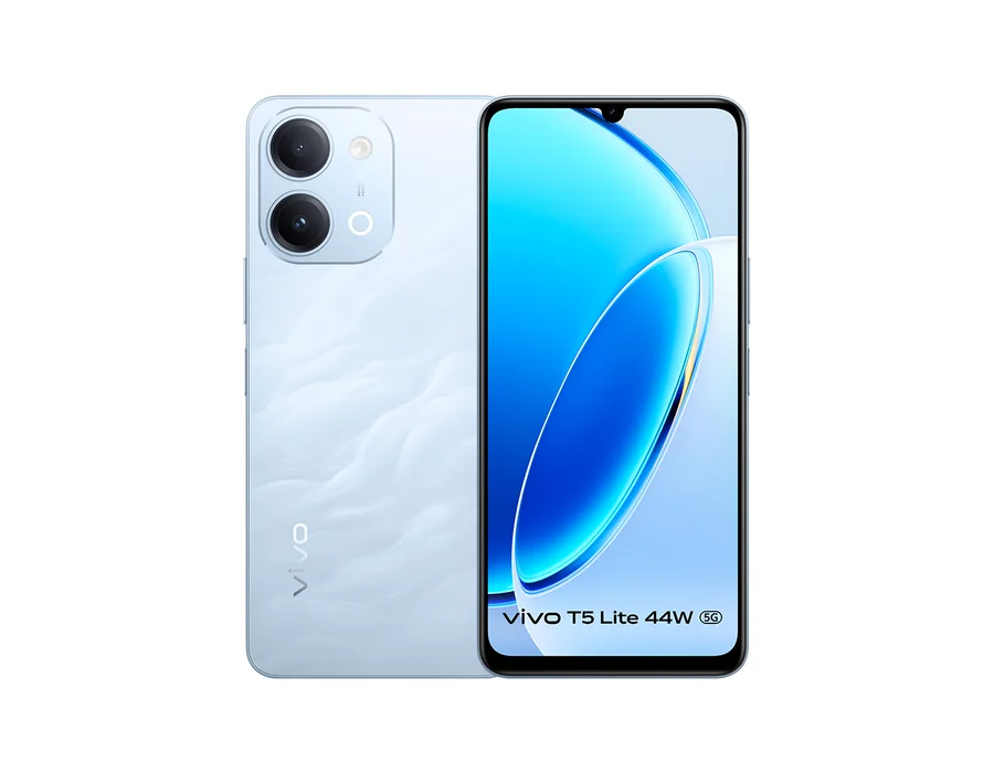 vivo T5 Lite 44W 5G (4GB RAM, 128GB) – Wave Blue