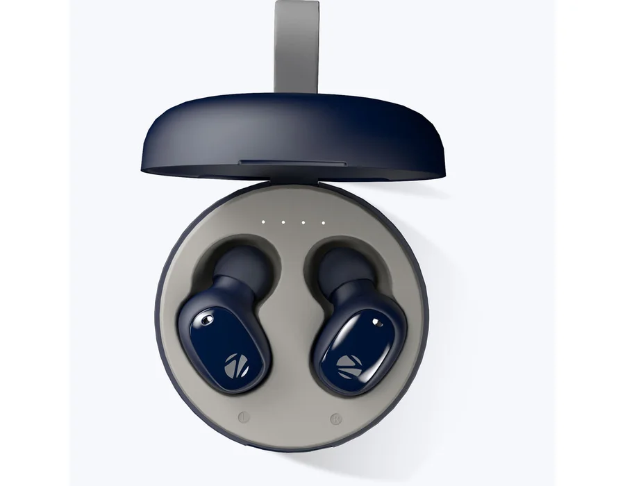 Zebronics Sound Bomb 1 Wireless Earbuds — Blue+Grey