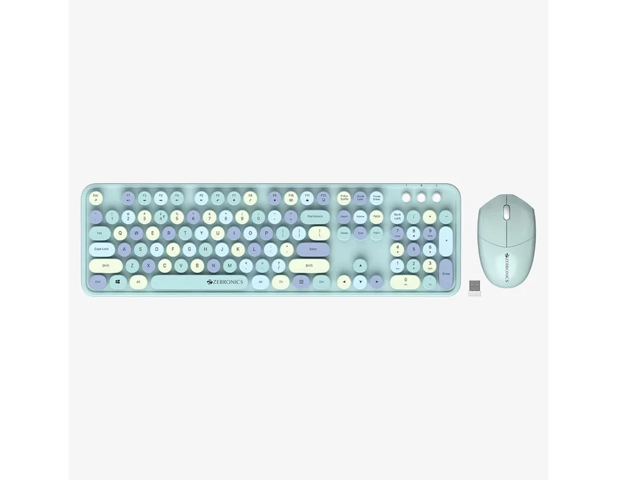 Zebronics Companion 300 Wireless Combo — Blue