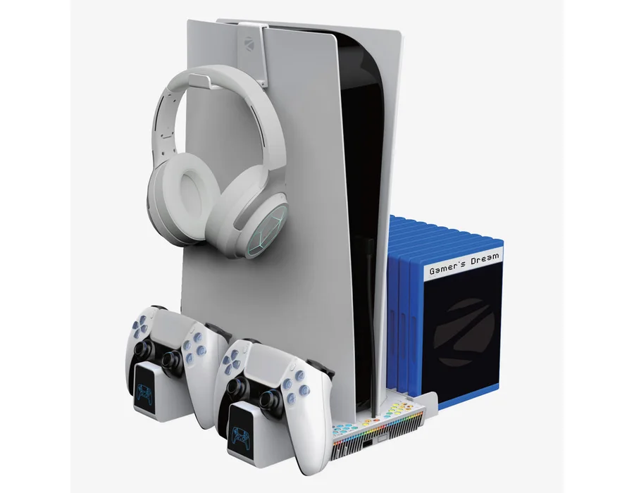 Zebronics PS5SC Controller Docking Station (for PS5 Standard, Slim & Pro - Disk & Digital)