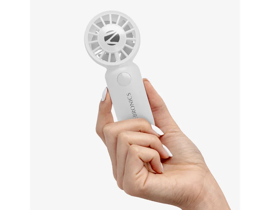 Zebronics Heat Buster 100 Portable Hand Fan — White