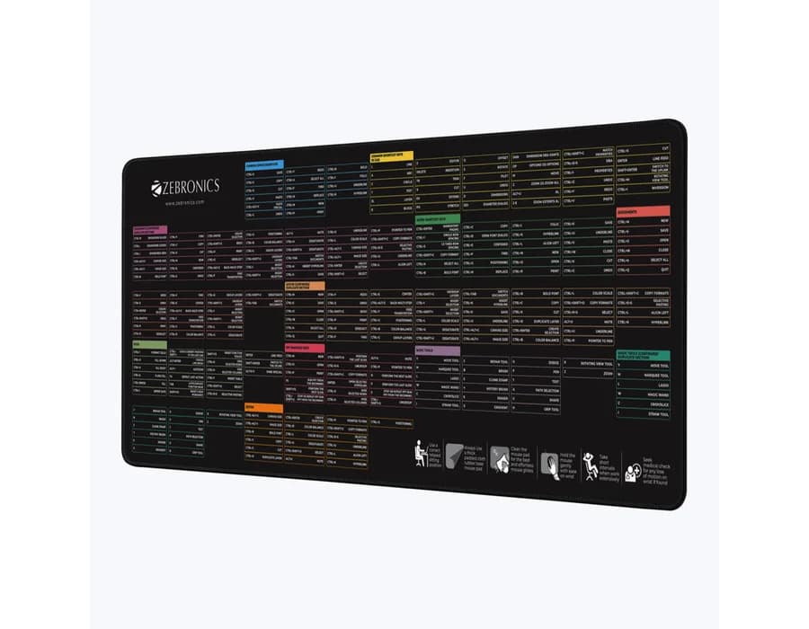 Zebronics MSP XL (Shortcut Key) Mouse Pad