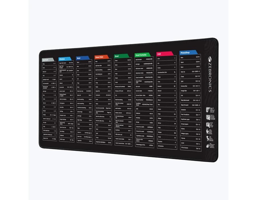 Zebronics MSP XL 'R (Shortcut Key) Mouse Pad