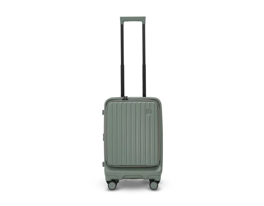 Acer Copenhagen, 20 Inch (50.8 cm), Carry-on Trolley Bag, 360 degree spin 8 Wheels, TSA lock, Top Open Expandable, rPET, Palmehus Green.