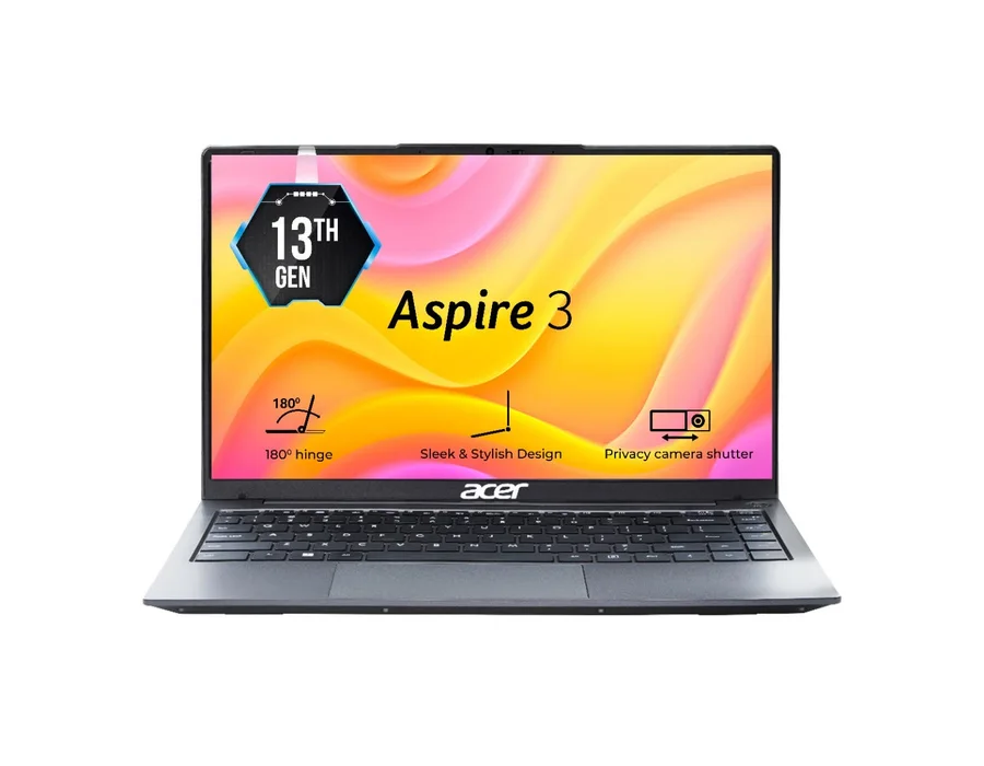 Acer Aspire 3,Intel Core i3-1305U processor, Windows 11 Home, 14 inches ( 35.56 cm) display, 8 GB RAM, 256 GB SSD, Steel gray, A324-53, 1.45 kg Thin and Light Laptop