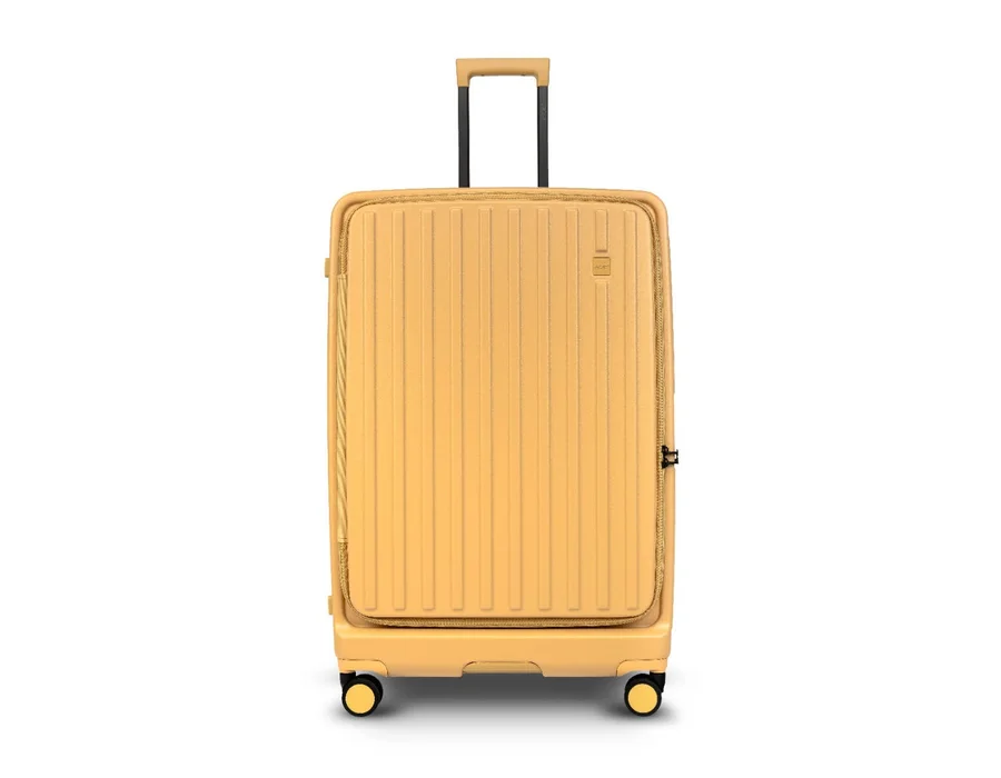 Acer Copenhagen, 28 inch/ 71.12 cm, Check-in Trolley Bag, 360 degree spin 8 Wheels, Two TSA lock, Top & Mid Open Expandable, rPET, Morning Sun.
