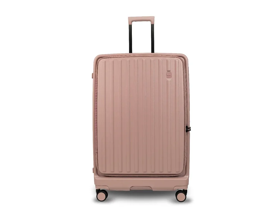 Acer Copenhagen, 28 inch/ 71.12 cm, Check-in Trolley Bag, 360 degree spin 8 Wheels, Two TSA lock, Top & Mid Open Expandable, rPET, Mermaid Pink