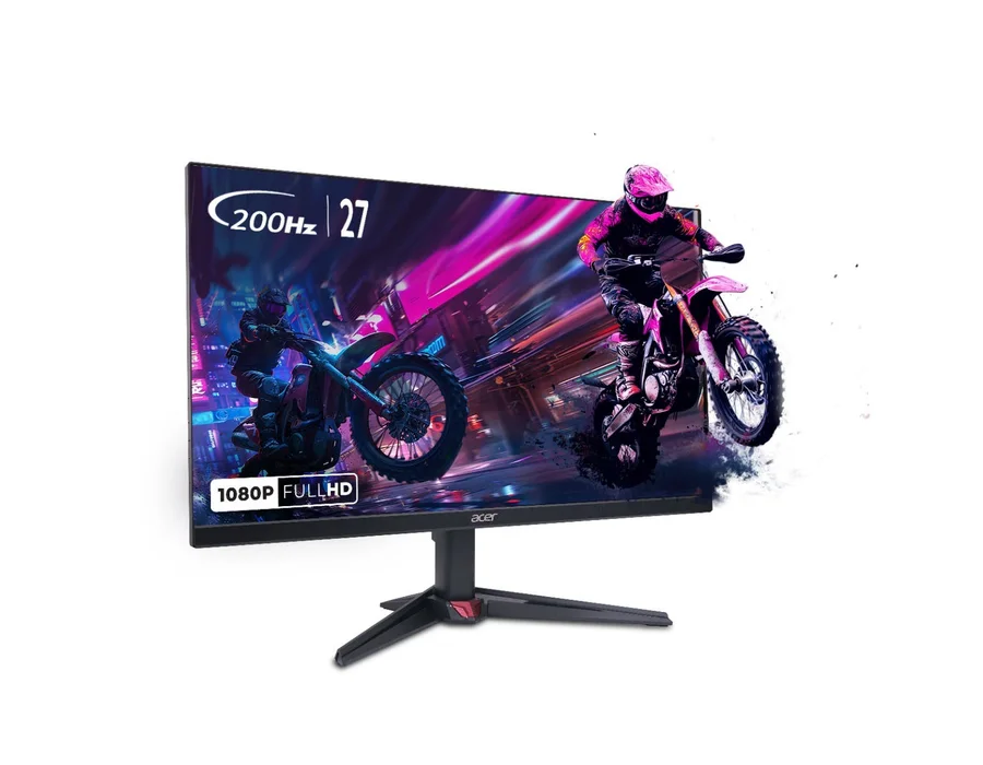 Acer Nitro VG270 X1 27 Inch IPS Full HD Backlit LED Gaming Monitor I 0.5 MS Response I 200Hz Refresh Rate I SRGB 99%, HDR 10 I 2xHDMI, 1xDP I Stereo Speakers I AMD FreeSync Premium I Eye Care (Black)