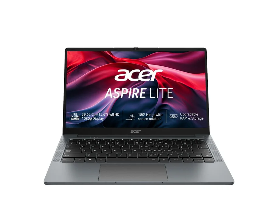 Acer Aspire Lite, AMD Ryzen 5 7430U series processor, Windows 11 Home, 8 GB RAM, 512 GB SSD, 15.6" (39.62 cm) display, Steel Gray, AL15-42, 1.65 kg Thin and Light laptop