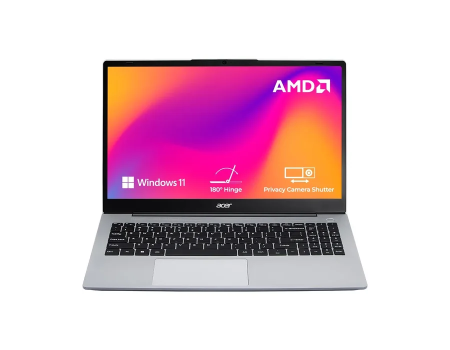 Acer Aspire 3, AMD Ryzen R3 5400U processor, Windows 11 Home + MS Office, 8 GB RAM, 512 GB SSD, 15.6" display with IPS Technology, Steel Gray, A325-42, 1.79 kg Thin and Light Laptop