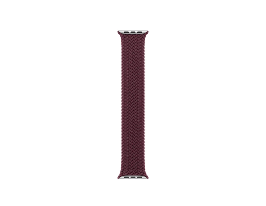 Apple 42mm Burgundy Braided Solo Loop - Size 0