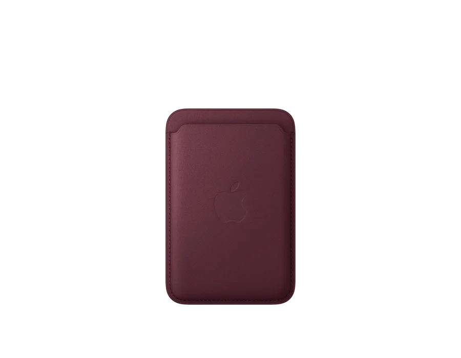 Apple iPhone FineWoven Wallet with MagSafe – Burgundy