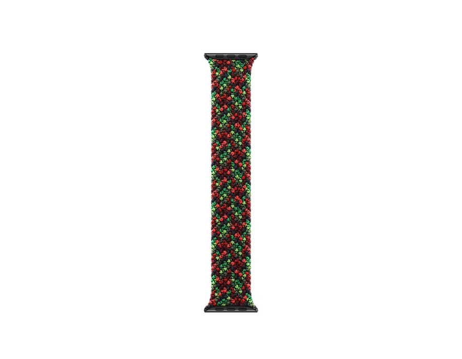 Apple 42mm Black Unity Braided Solo Loop - Unity Connection - Size 0