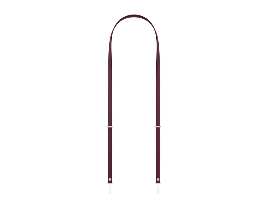 Apple Crossbody Strap – Burgundy
