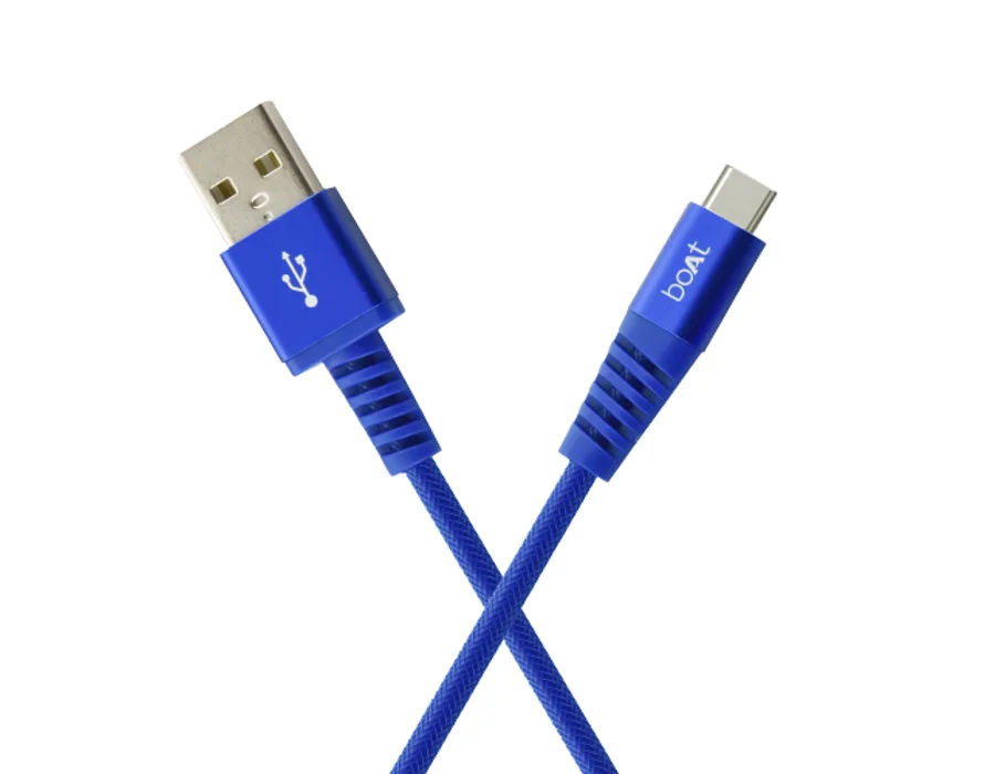 boAt Para-Armour Type-C Cable 1.5M — Blue